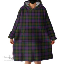 Scottish MacDonell of Glengarry Clan Tartan Snuggie Hoodie Plaid Wearable Blanket Hoodie