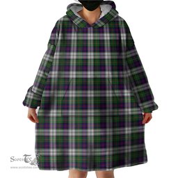 Scottish MacCallum Dress Clan Tartan Snuggie Hoodie Plaid Wearable Blanket Hoodie