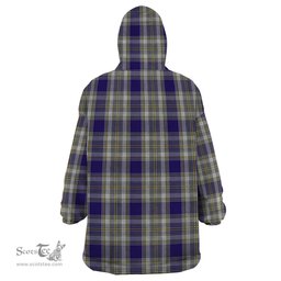 Scottish Livingston Dress Clan Tartan Snuggie Hoodie Plaid Wearable Blanket Hoodie