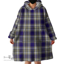 Scottish Livingston Dress Clan Tartan Snuggie Hoodie Plaid Wearable Blanket Hoodie