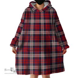 Scottish MacDonald Dress Irish Clan Tartan Snuggie Hoodie Plaid Wearable Blanket Hoodie