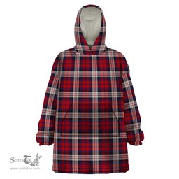 Scottish MacDonald Dress Irish Clan Tartan Snuggie Hoodie Plaid Wearable Blanket Hoodie