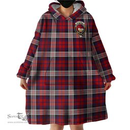 Scottish MacDonald Dress Irish Clan Family Crest Tartan Snuggie Hoodie Plaid Wearable Blanket Hoodie