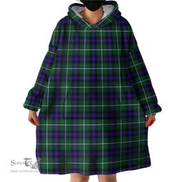 Scottish MacDonald of the Isles Hunting Modern Clan Tartan Snuggie Hoodie Plaid Wearable Blanket Hoodie