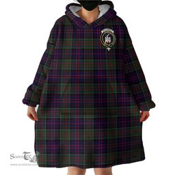 Scottish MacDonald of Clan Ranald Clan Family Crest Tartan Snuggie Hoodie Plaid Wearable Blanket Hoodie