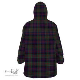 Scottish MacDonald of Clan Ranald Clan Family Crest Tartan Snuggie Hoodie Plaid Wearable Blanket Hoodie