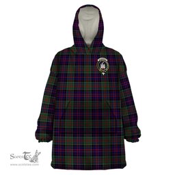 Scottish MacDonald of Clan Ranald Clan Family Crest Tartan Snuggie Hoodie Plaid Wearable Blanket Hoodie