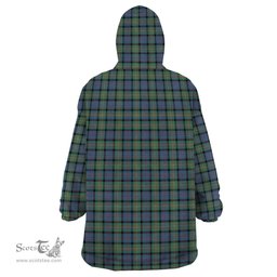 Scottish MacDonell of Glengarry Ancient Clan Family Crest Tartan Snuggie Hoodie Plaid Wearable Blanket Hoodie