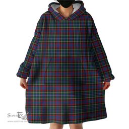 Scottish MacBeth - MacLulich Clan Tartan Snuggie Hoodie Plaid Wearable Blanket Hoodie