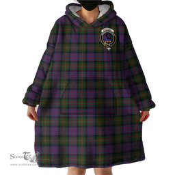 Scottish MacDonell of Glengarry Clan Family Crest Tartan Snuggie Hoodie Plaid Wearable Blanket Hoodie