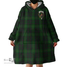 Scottish MacAulay Hunting Clan Family Crest Tartan Snuggie Hoodie Plaid Wearable Blanket Hoodie