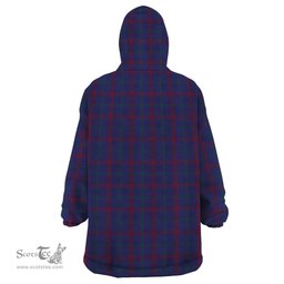 Scottish Lynch Clan Tartan Snuggie Hoodie Plaid Wearable Blanket Hoodie