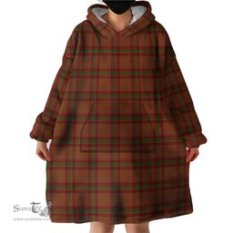 Scottish McBrayer Clan Tartan Snuggie Hoodie Plaid Wearable Blanket Hoodie