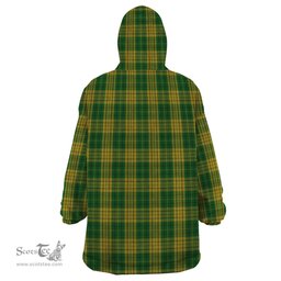 Scottish Meredith of Wales Clan Tartan Snuggie Hoodie Plaid Wearable Blanket Hoodie