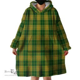 Scottish Meredith of Wales Clan Tartan Snuggie Hoodie Plaid Wearable Blanket Hoodie