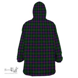 Scottish Morrison Modern Clan Family Crest Tartan Snuggie Hoodie Plaid Wearable Blanket Hoodie