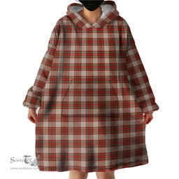 Scottish McBrayer Dress Clan Tartan Snuggie Hoodie Plaid Wearable Blanket Hoodie