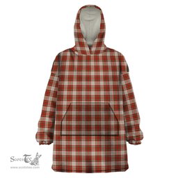 Scottish McBrayer Dress Clan Tartan Snuggie Hoodie Plaid Wearable Blanket Hoodie