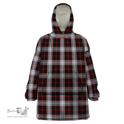 Scottish Merrilees Clan Tartan Snuggie Hoodie Plaid Wearable Blanket Hoodie