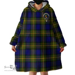 Scottish Moore Clan Family Crest Tartan Snuggie Hoodie Plaid Wearable Blanket Hoodie