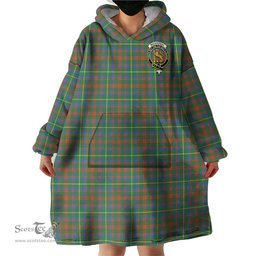 Scottish MacKintosh Hunting Ancient Clan Family Crest Tartan Snuggie Hoodie Plaid Wearable Blanket Hoodie