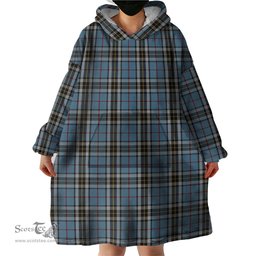 Scottish MacTavish Dress Clan Tartan Snuggie Hoodie Plaid Wearable Blanket Hoodie