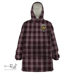 Scottish MacPherson Hunting Clan Family Crest Tartan Snuggie Hoodie Plaid Wearable Blanket Hoodie