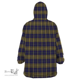 Scottish Morris of Wales Clan Tartan Snuggie Hoodie Plaid Wearable Blanket Hoodie