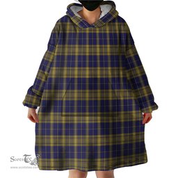 Scottish Morris of Wales Clan Tartan Snuggie Hoodie Plaid Wearable Blanket Hoodie