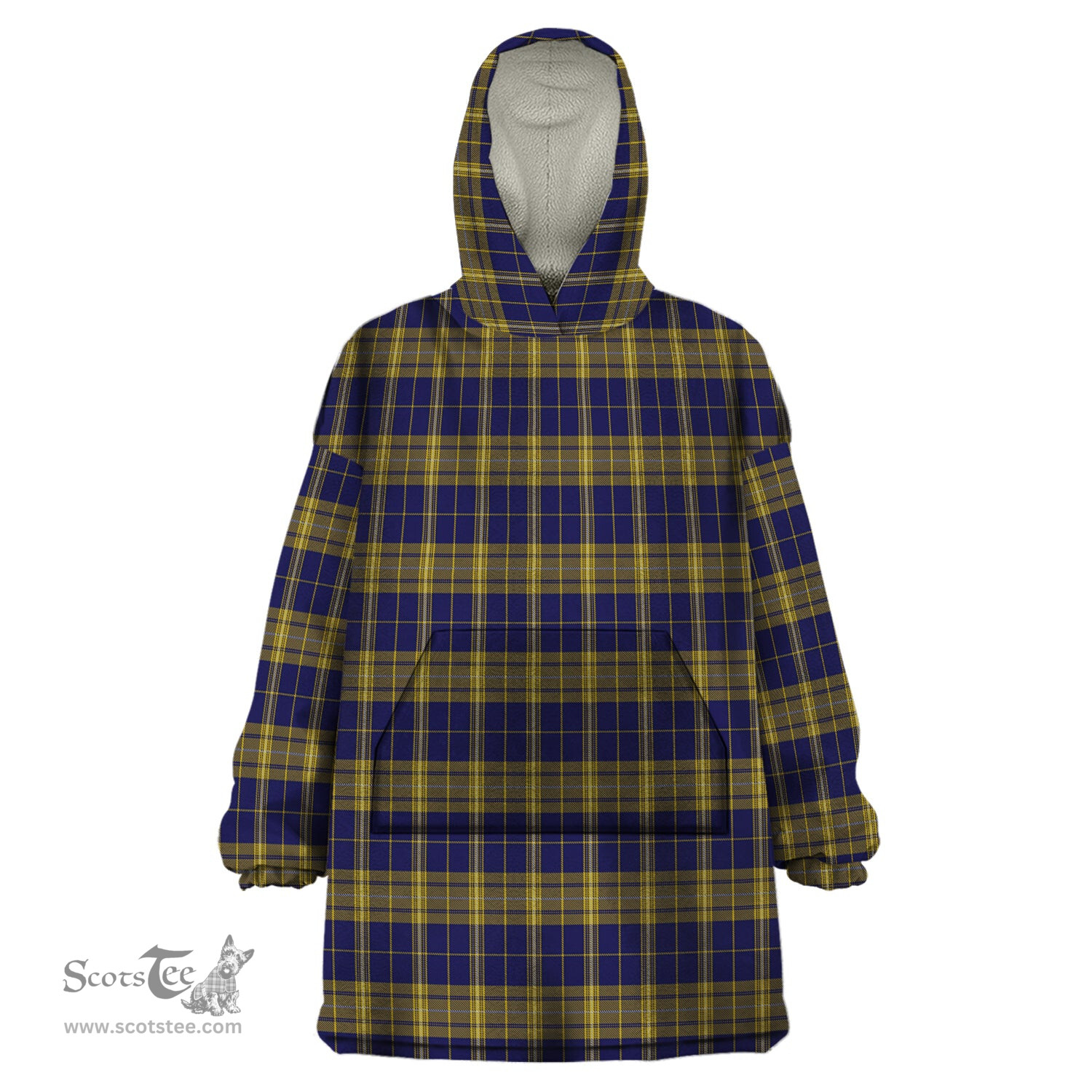 Scottish Morris of Wales Clan Tartan Snuggie Hoodie Plaid Wearable Blanket Hoodie