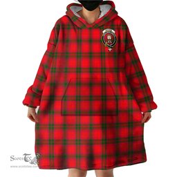 Scottish MacNab Modern Clan Family Crest Tartan Snuggie Hoodie Plaid Wearable Blanket Hoodie