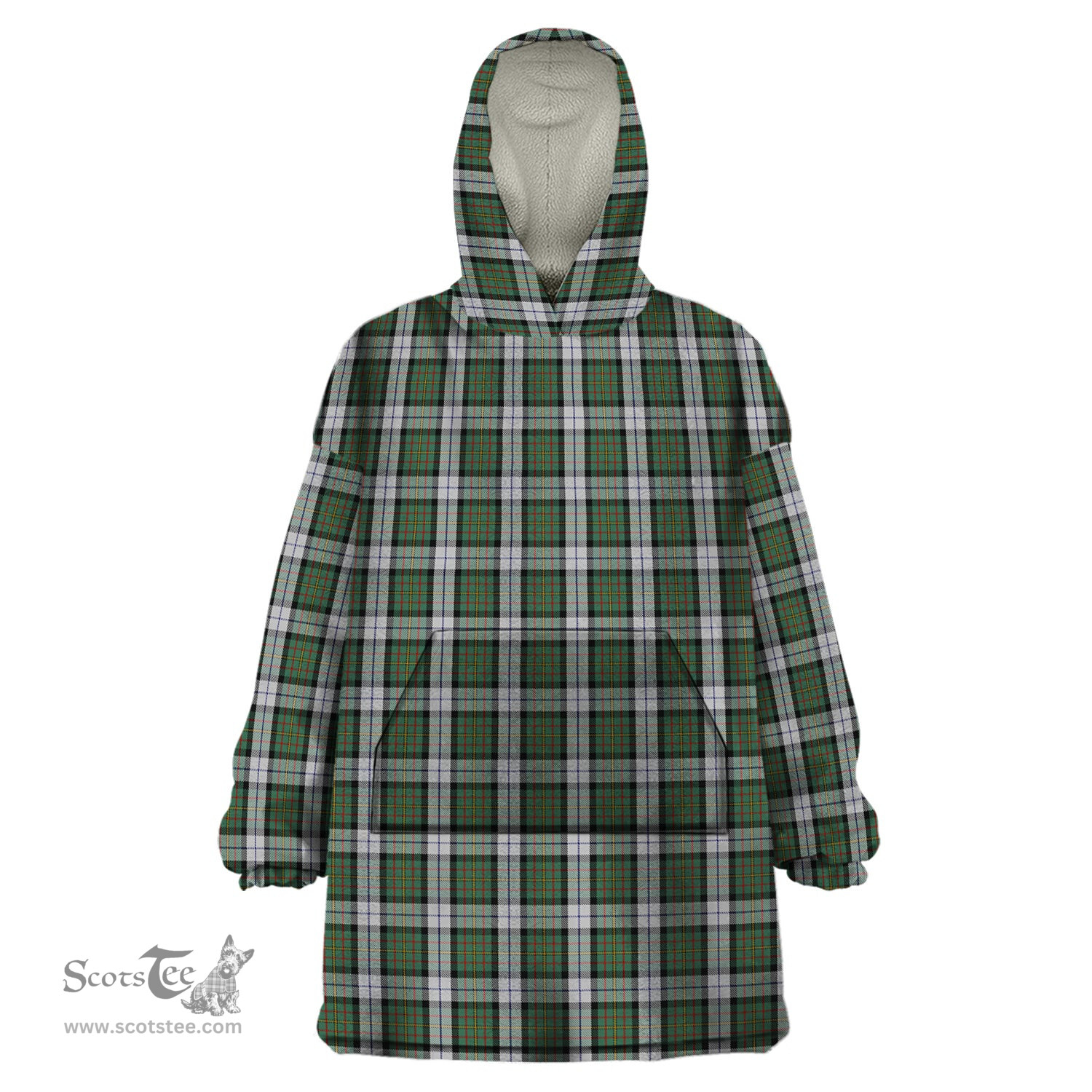 Scottish MacLaren Dress Clan Tartan Snuggie Hoodie Plaid Wearable Blanket Hoodie