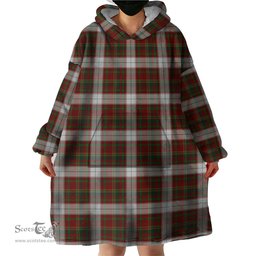 Scottish Mapple Leaf Dress Clan Tartan Snuggie Hoodie Plaid Wearable Blanket Hoodie