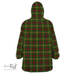Scottish MacMillan Society of Glasgow Clan Tartan Snuggie Hoodie Plaid Wearable Blanket Hoodie