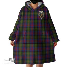 Scottish MacLennan Clan Family Crest Tartan Snuggie Hoodie Plaid Wearable Blanket Hoodie