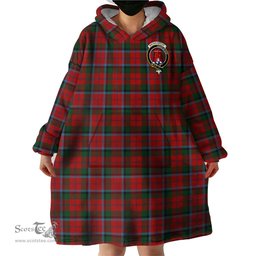 Scottish MacNaughton Clan Family Crest Tartan Snuggie Hoodie Plaid Wearable Blanket Hoodie