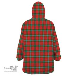 Scottish MacLaine of Loch Buie Clan Family Crest Tartan Snuggie Hoodie Plaid Wearable Blanket Hoodie