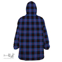 Scottish Maule Clan Family Crest Tartan Snuggie Hoodie Plaid Wearable Blanket Hoodie