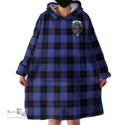 Scottish Maule Clan Family Crest Tartan Snuggie Hoodie Plaid Wearable Blanket Hoodie