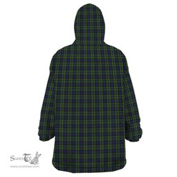 Scottish MacNeil of Colonsay Clan Tartan Snuggie Hoodie Plaid Wearable Blanket Hoodie
