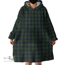 Scottish MacNeil of Colonsay Clan Tartan Snuggie Hoodie Plaid Wearable Blanket Hoodie