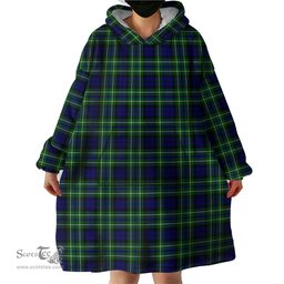 Scottish MacNeil of Colonsay Modern Clan Tartan Snuggie Hoodie Plaid Wearable Blanket Hoodie