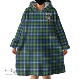 Scottish MacNeil of Barra Ancient Clan Family Crest Tartan Snuggie Hoodie Plaid Wearable Blanket Hoodie