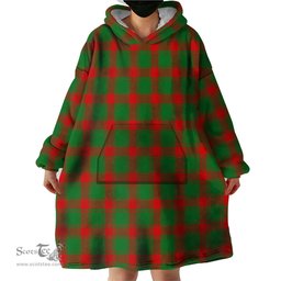 Scottish Middleton Modern Clan Tartan Snuggie Hoodie Plaid Wearable Blanket Hoodie