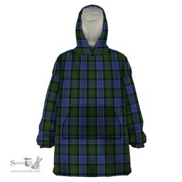 Scottish McFadzen 01 Clan Tartan Snuggie Hoodie Plaid Wearable Blanket Hoodie