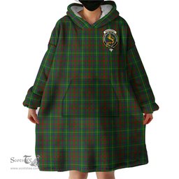 Scottish MacKintosh Hunting Clan Family Crest Tartan Snuggie Hoodie Plaid Wearable Blanket Hoodie