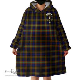 Scottish MacLellan Modern Clan Family Crest Tartan Snuggie Hoodie Plaid Wearable Blanket Hoodie