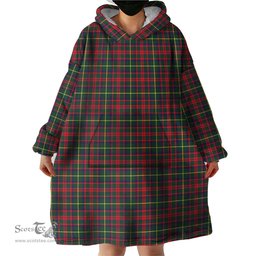 Scottish MacKintosh Hunting Modern Clan Tartan Snuggie Hoodie Plaid Wearable Blanket Hoodie