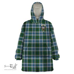 Scottish MacNeil Dress Clan Family Crest Tartan Snuggie Hoodie Plaid Wearable Blanket Hoodie