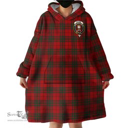 Scottish MacNab Clan Family Crest Tartan Snuggie Hoodie Plaid Wearable Blanket Hoodie